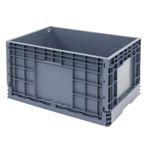 Zdjęcie produktu: Skrzynka transportowa magazynowa składana Mega-M 60x40x34 cm plastikowa szara