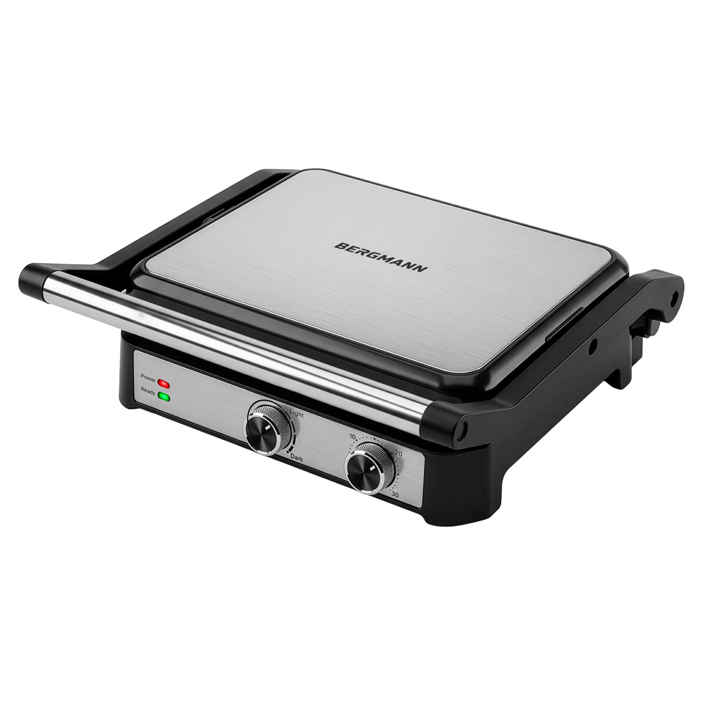 Grill elektryczny BERGMANN AI001 2000W dwa pokrętła