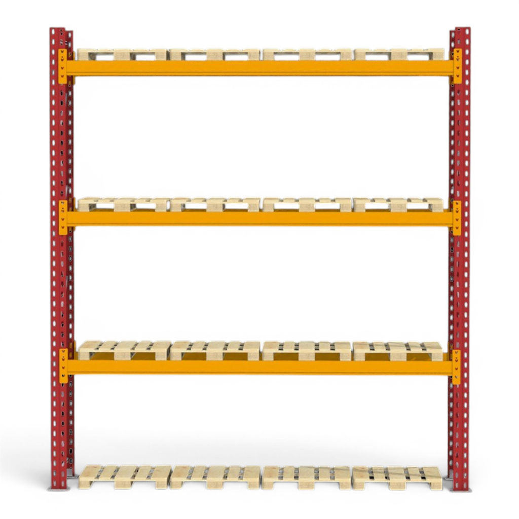 Regał paletowy DEXION 0+3 H-426 cm L-375 cm