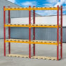 Regały paletowe magazynowe, regał magazynowy paletowy DEXION H-480 cm L-546 cm 900 kg