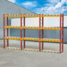 Regały paletowe magazynowe, regał magazynowy paletowy DEXION H-480 cm L-815 cm 900 kg