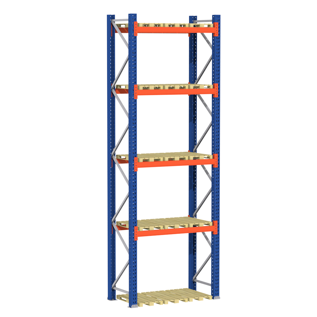 Regał paletowy magazynowy MGL MAGO HX H-860 cm 0+4 poziomy składowania