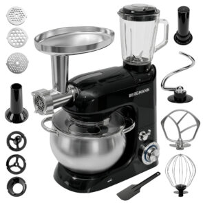 Zdjęcie produktu: Robot kuchenny planetarny 5L BERGMANN SC001 2400 W BLACK blender maszynka do mięsa