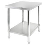 Zdjęcie produktu: Stół gastronomiczny ze stali nierdzewnej centralny z półką Mega-M X STANDARD 60x70x85 cm