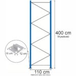 Zdjęcie produktu: Rama Mega-M XR H-400 cm G-110 cm W- 9 cm niebieska (w elementach)