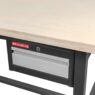 Stół warsztatowy z szafką narzędziową z szufladą WERKBERG S-120 cm grafit szary