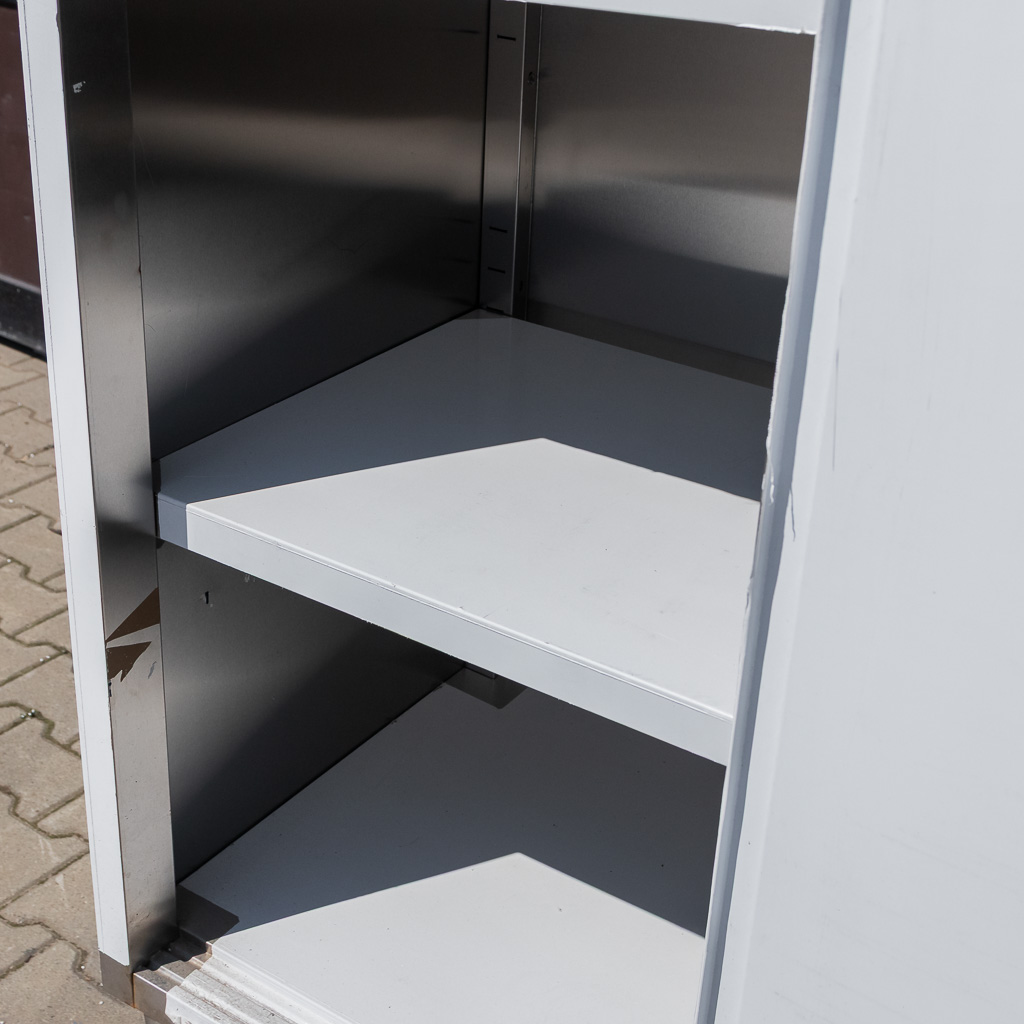 Szafa do gastronomii gastronomiczna Mega M 2 drzwiowa 120x60x200 cm stal nierdzewna POSERWISOWA