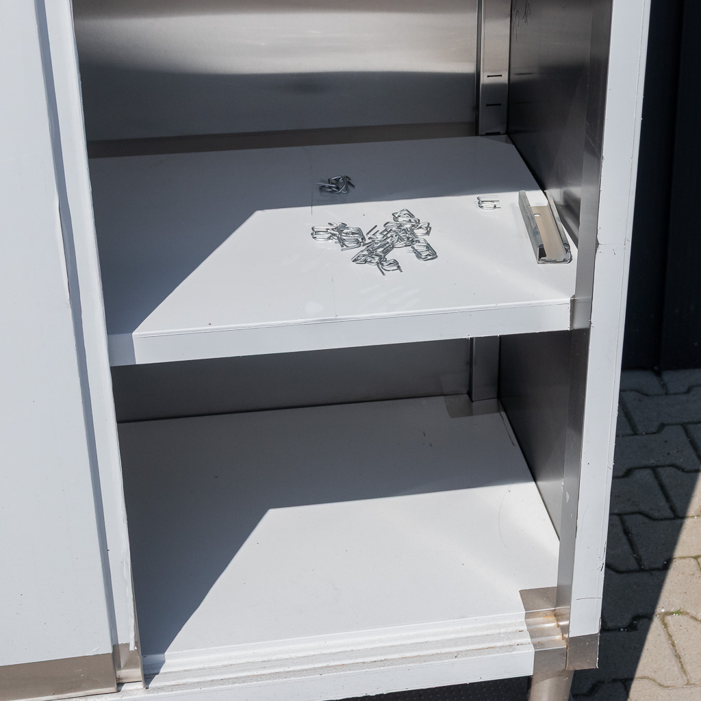 Meble gastronomiczne Szafa gastronomiczna Mega M 2 drzwiowa 120x60x200 cm stal nierdzewna POSERWISOWA
