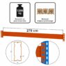 Belka pozioma trawers Mega-M XR 270 cm 12x5 cm