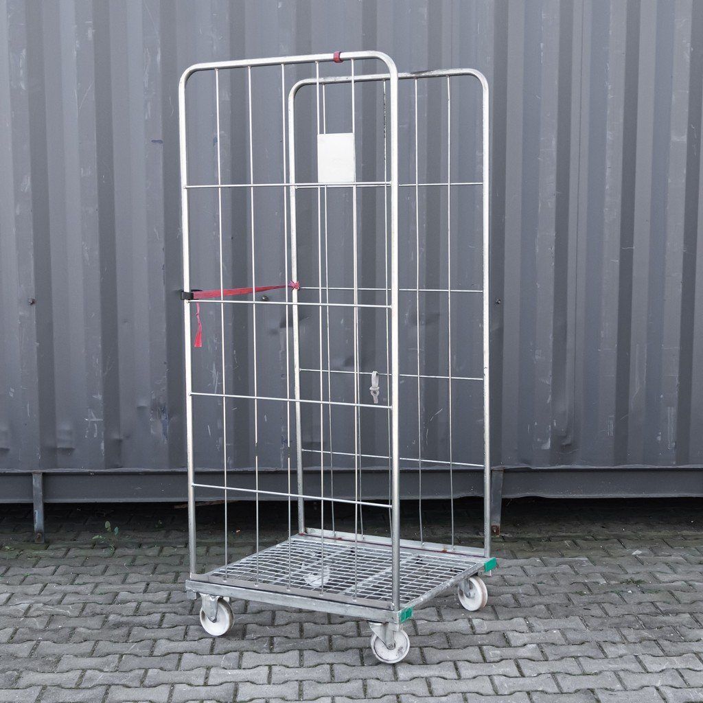 rollkontener, wózek siatkowy dwuścienny, rollbox, rollcage