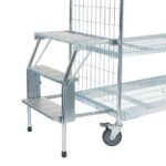 Zdjęcie produktu: Schodki do wózków kompletacyjnych FORKBERG PICKER 51x69 cm 3 stopnie składane ocynk