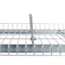 Separator do półki siatkowej wózków kompletacyjnych FORKBERG PICKER 56,5x9,5 cm ocynk