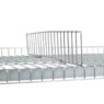 Separator do półki siatkowej wózków kompletacyjnych FORKBERG PICKER 56,5x9,5 cm ocynk