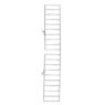 Separator do półki siatkowej wózków kompletacyjnych FORKBERG PICKER 56,5x9,5 cm ocynk