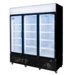 Zdjęcie produktu: Witryna chłodnicza 3-drzwiowa 1506L Mega-M RICO 2 i180 oświetlenie LED podświetlany górny plafon reklamowy