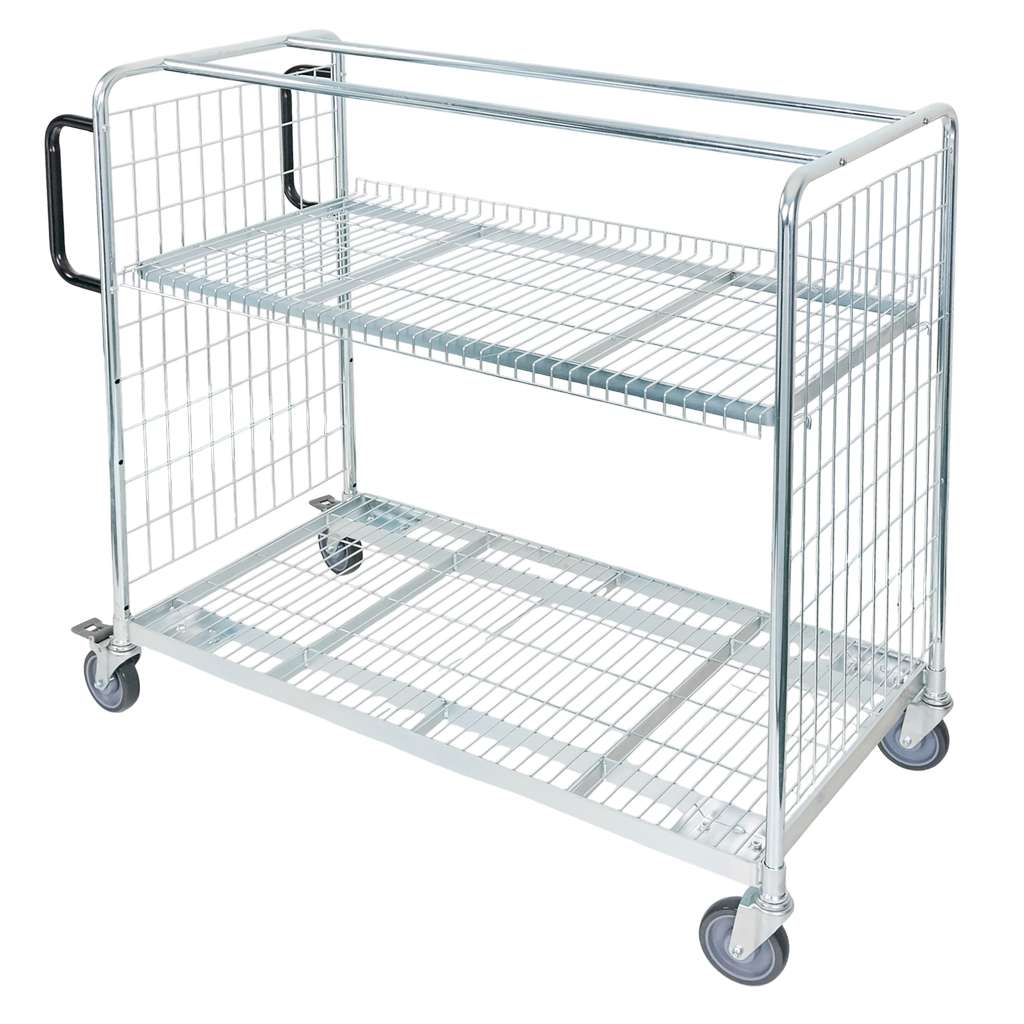 Wózek półkowy kompletacyjny FORKBERG PICKER H122 baza+1 półka ocynk nośność 300 kg