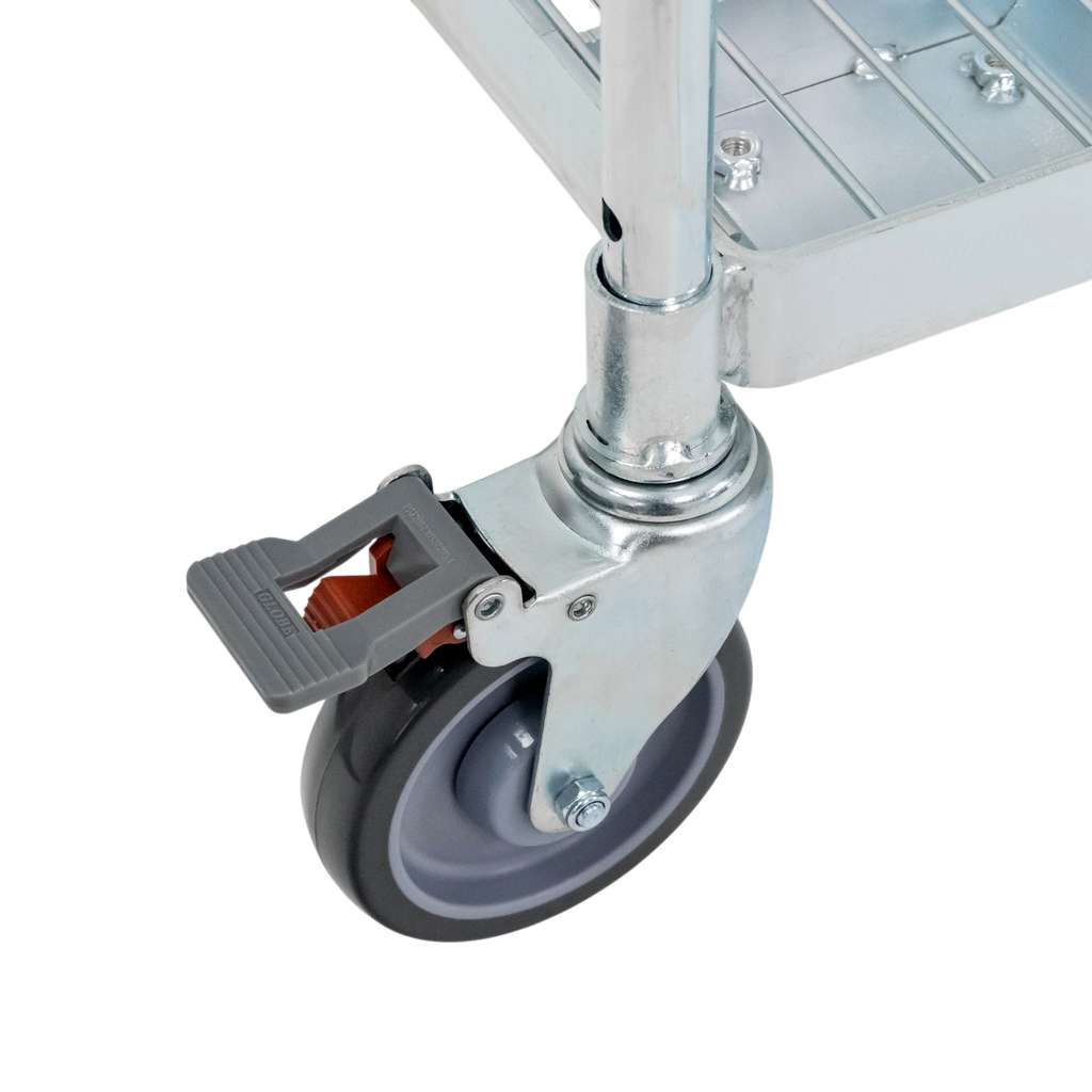 Wózek do kompletacji zamówień FORKBERG PICKER H122 baza+1 półka ocynk nośność 300 kg
