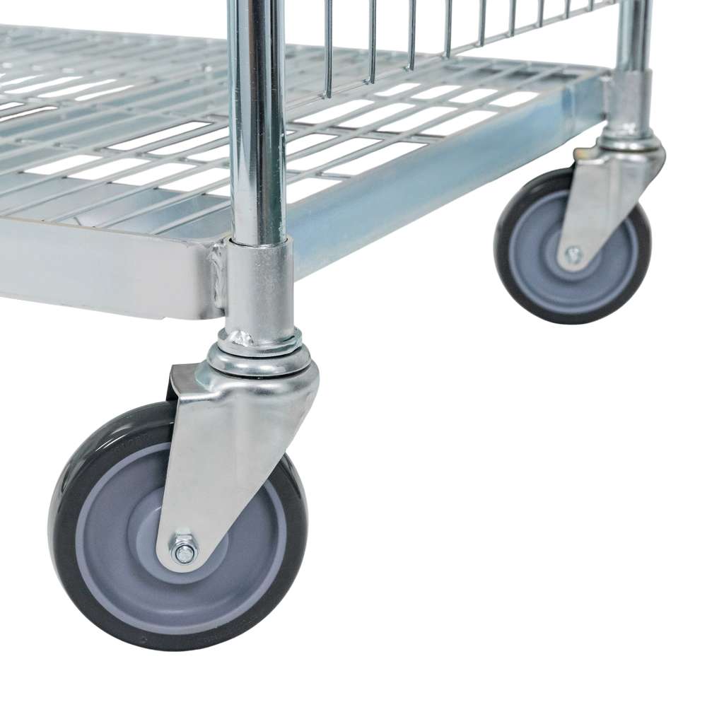 Wózek do kompletacji zamówień FORKBERG PICKER H122 baza+1 półka ocynk nośność 300 kg