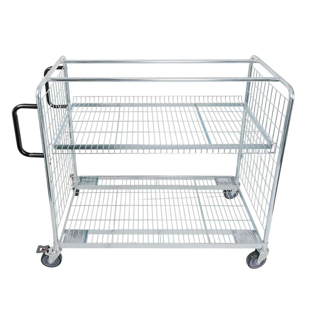 Wózek do kompletacji zamówień FORKBERG PICKER H122 baza+1 półka ocynk nośność 300 kg