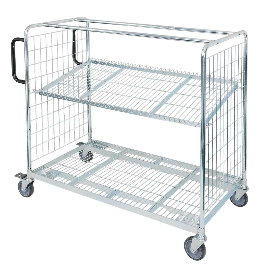 Wózek do konfekcjonowania zamówień FORKBERG PICKER H122 baza+1 półka ocynk nośność 300 kg