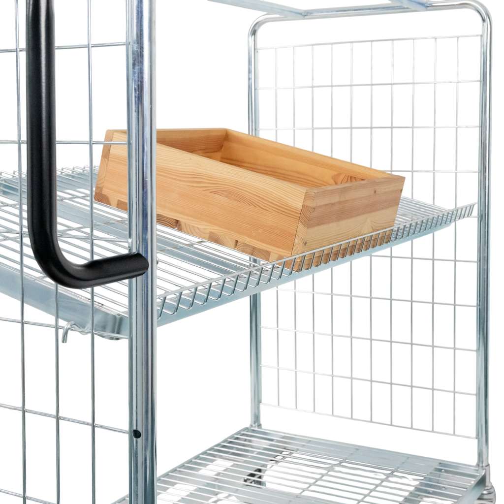 Wózek do konfekcjonowania zamówień FORKBERG PICKER H122 baza+1 półka ocynk nośność 300 kg