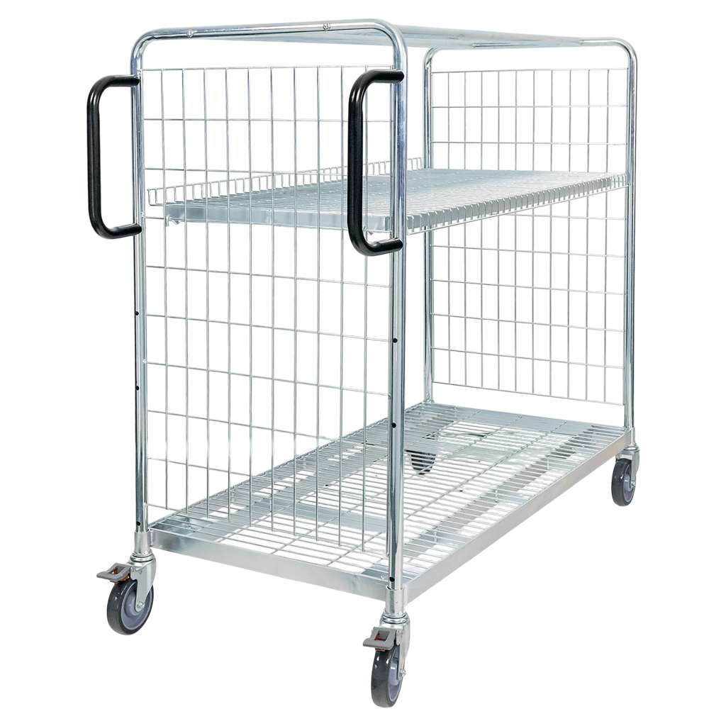 Wózek półkowy kompletacyjny FORKBERG PICKER H122 baza+1 półka ocynk nośność 300 kg