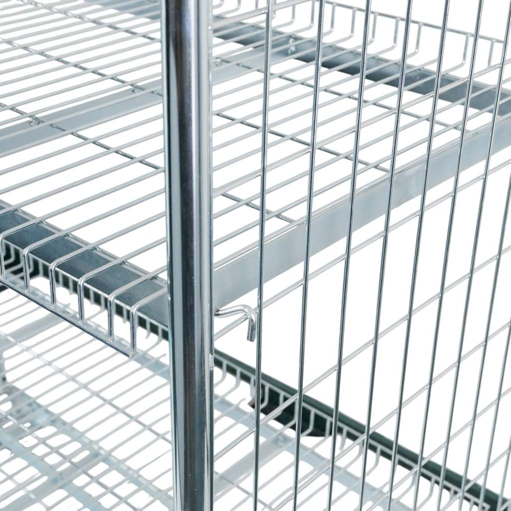 Wózek półkowy kompletacyjny FORKBERG PICKER H162 2 półki ocynk nośność 300 kg