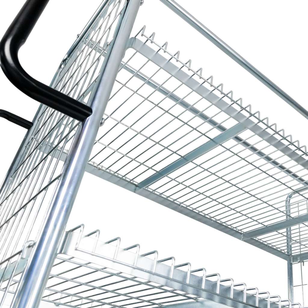 Wózek półkowy kompletacyjny FORKBERG PICKER H182 baza+3 półki ocynk nośność 300 kg