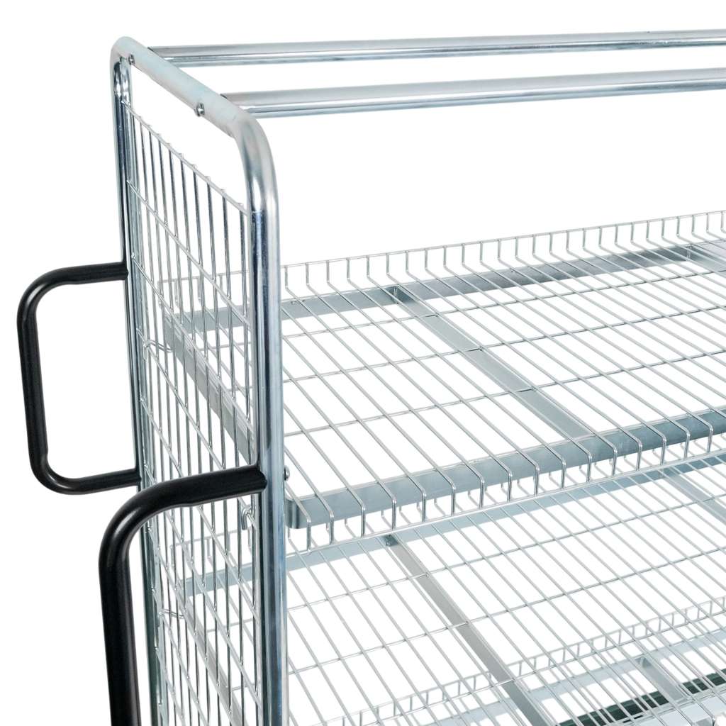 Wózek półkowy kompletacyjny FORKBERG PICKER H182 baza+3 półki ocynk nośność 300 kg
