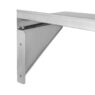 Półka gastronomiczna ze stali nierdzewnej Mega-M 60x30 cm półka nierdzewna, połka do gastronomii