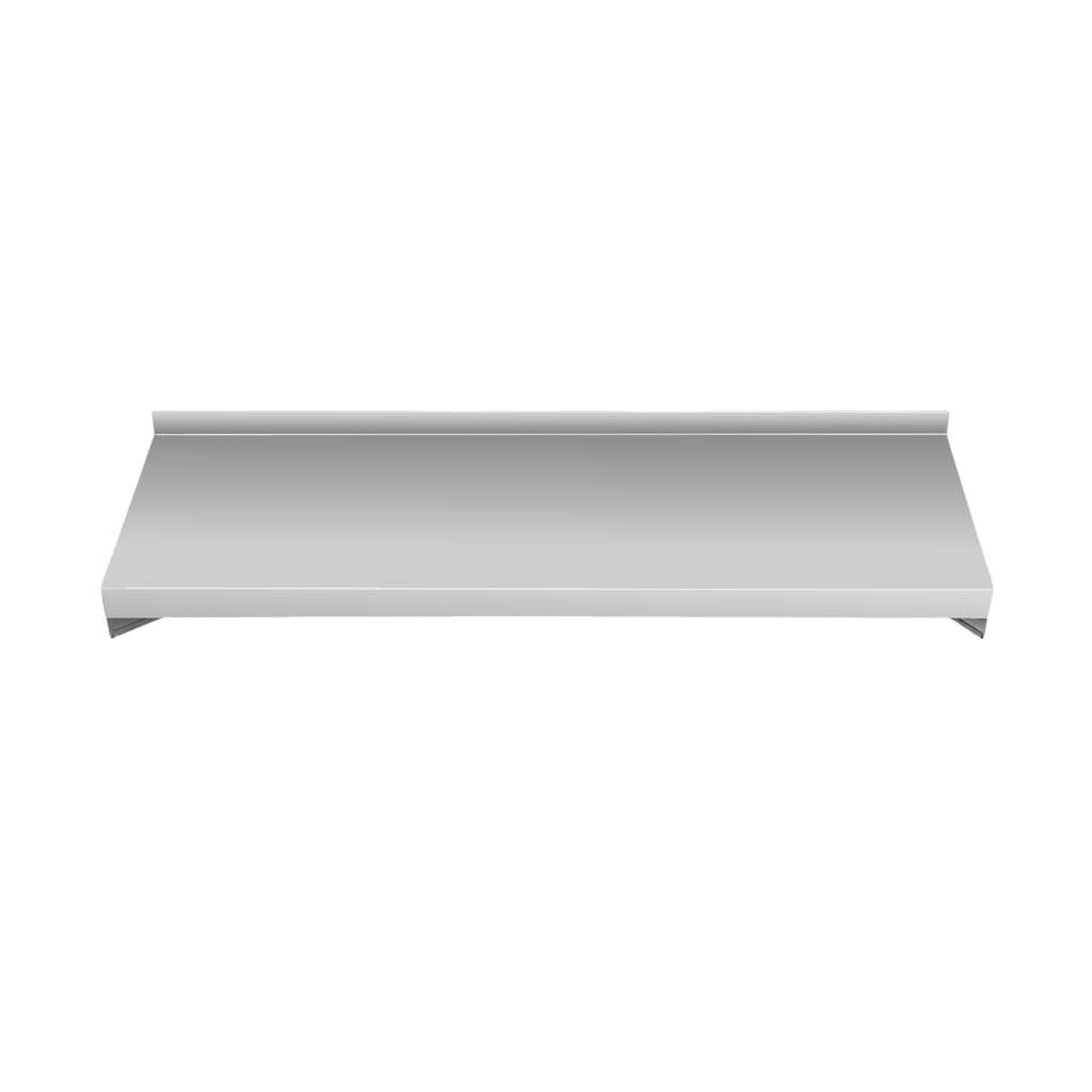 Półka gastronomiczna wisząca Mega-M, półka nierdzewna, półka pojedyncza wisząca Mega-M X 90x30 cm