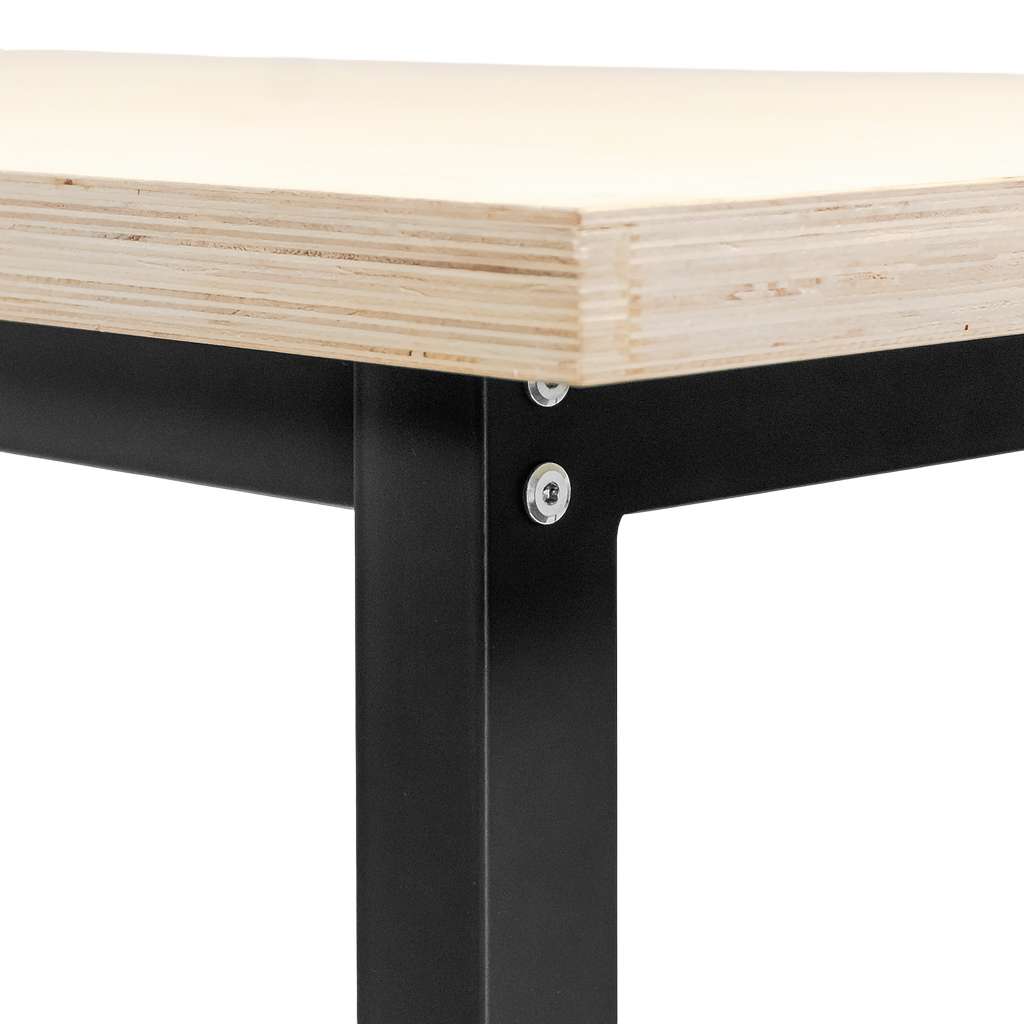 Stół warsztatowy WERKBERG S-150 cm G-75 cm H-80 cm grafit MTP008437