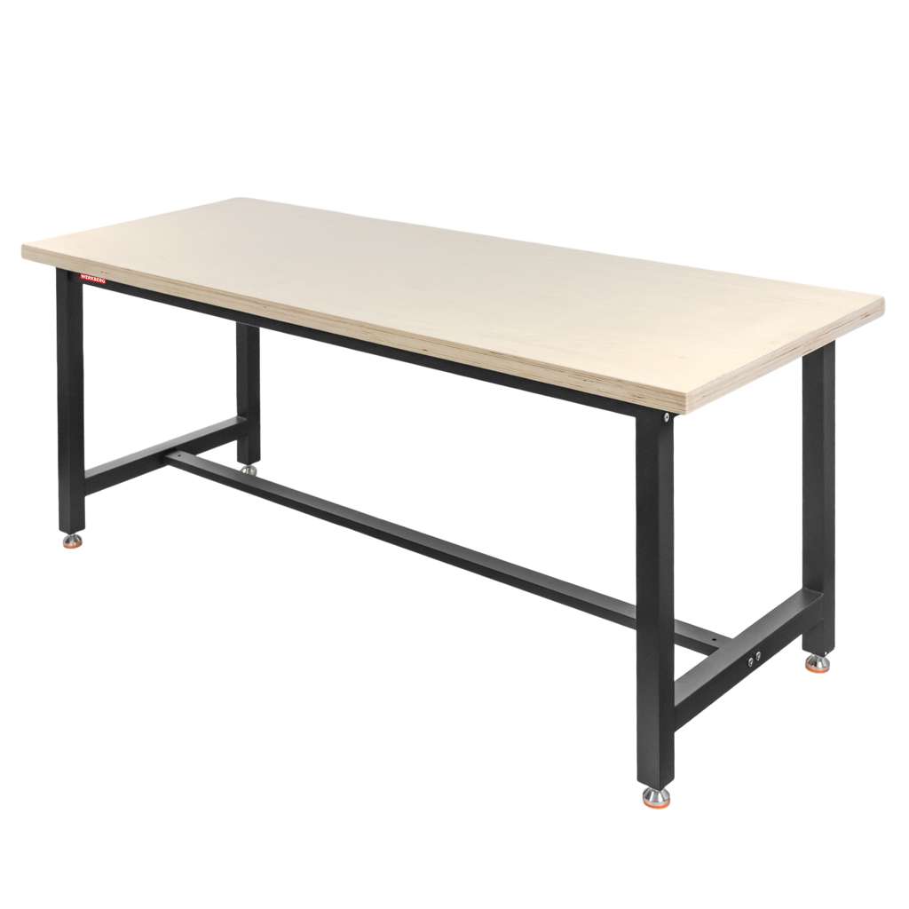 Stół warsztatowy WERKBERG S-180 cm G-75 cm H-80 cm grafit szary MTP008438
