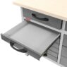 Stół warsztatowy z 15 szufladami WERKBERG HANDYMAN S-160 cm G-60 cm H-85 cm grafit MTP008648