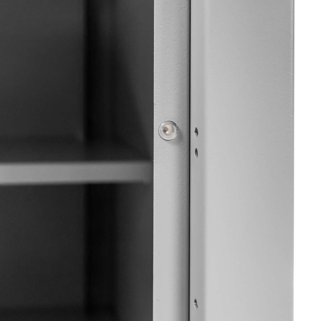 Stół warsztatowy z 6 szufladami 1 szafką zamykaną WERKBERG HANDYMAN S-160 cm G-60 cm H-85 cm grafit