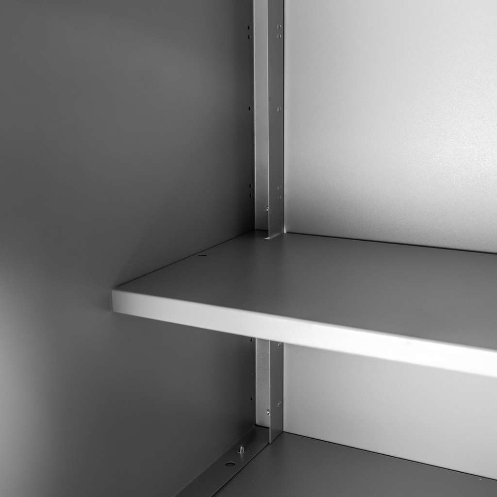 Stół warsztatowy z 6 szufladami i 2 szafkami zamykanymi WERKBERG HANDYMAN S-160 cm G-60 cm H-85 cm grafit