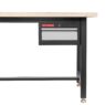 Stół warsztatowy z szafką narzędziową z szufladą WERKBERG S-150 cm grafit szary