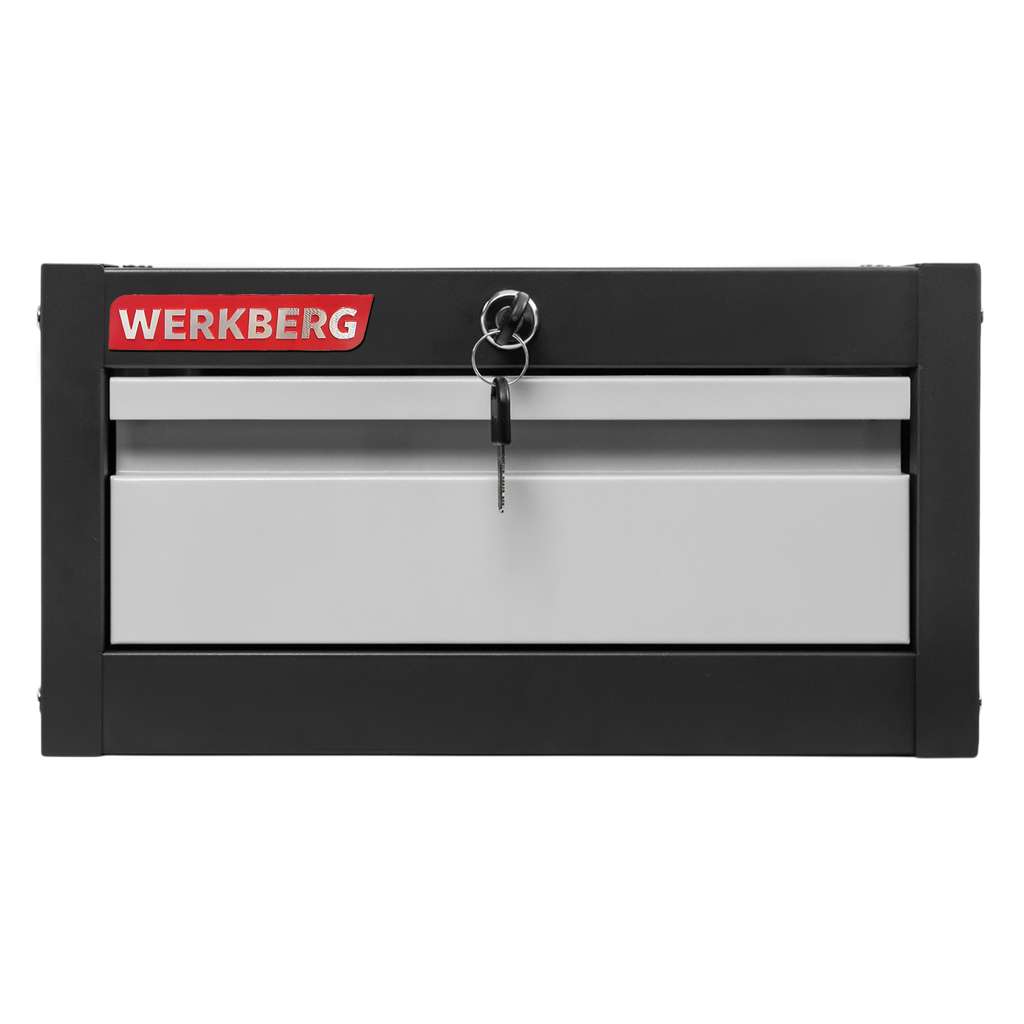 Szafka do stołu warsztatowego WERKBERG 37x48,6x19 cm podwieszana szuflada narzędziowa grafit szary